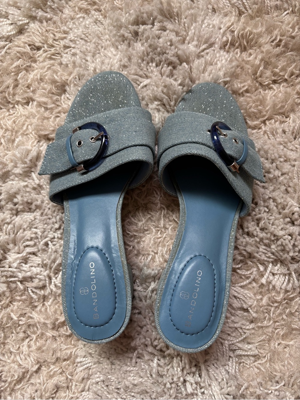 Bandolino Ardonna Sandal in Denim Blue